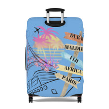 Load image into Gallery viewer, Gifts of Joy Luggage Cover - Blue