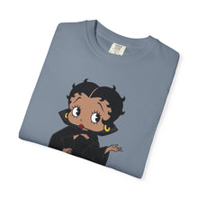 Load image into Gallery viewer, Betty Boop Shirt, Halloween Tshirt, Black Cloak Shirt, Spooky Unisex Tee, Comfort Colors Shirt, Halloween Costume Top, Halloween Party Shirt