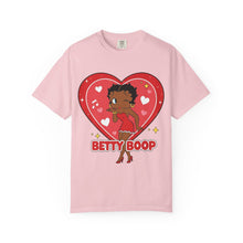 Load image into Gallery viewer, Betty Boop Shirt, Comfort Colors Betty Boop T-shirt, Betty Boop Cartoon Graphic Tee Christmas Shirt Gift For Her, Heart Shirt Christmas Gift