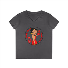 Load image into Gallery viewer, Betty Boop Shirt, Cute Betty Boop Tshirt, I Love Shirt, Betty Boop Design Womens V-Neck, Birthday Gift For Her, Womens Clothing, Streetwear