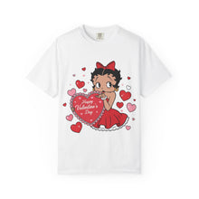 Load image into Gallery viewer, Betty Boop Valentine Shirt, Love Shirt, Heart Design Shirt, Valentine's Day Shirt Women, Women's Valentine's Day Gift, Valentine's Outfit