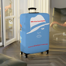 Load image into Gallery viewer, Gifts of Joy Luggage Cover - Blue