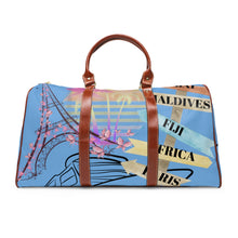 Load image into Gallery viewer, Gifts of Joy Blue Waterproof Travel Bag