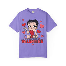 Load image into Gallery viewer, Be My Valentine Shirt, Cute Betty Boop T-shirt Valentine Gift For Girl Friend, Heart Design Tshirt, Womens Valentines Graphic Tee
