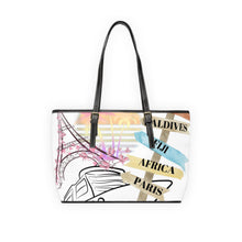 Load image into Gallery viewer, Gifts of Joy White Leather Shoulder Bag