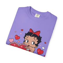 Load image into Gallery viewer, Betty Boop Valentine Shirt, Love Shirt, Heart Design Shirt, Valentine's Day Shirt Women, Women's Valentine's Day Gift, Valentine's Outfit