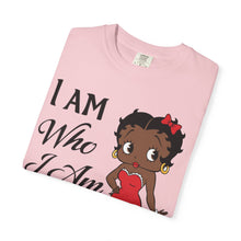 Load image into Gallery viewer, I Am Who I Am Shirt, Betty Boop Shirt, Black Girl Shirt, Black Queen Shirt, Betty Boop Valentine Shirt, Black Art Clothing Valentines Gift