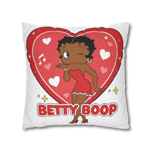Load image into Gallery viewer, Cute Betty Boop Design Throw Pillow Cover, Living Room Throw Pillowcase, Home Decor Christmas Gift, Housewarming Gift, Betty Boop Fan Gift