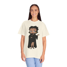 Load image into Gallery viewer, Betty Boop Shirt, Halloween Tshirt, Black Cloak Shirt, Spooky Unisex Tee, Comfort Colors Shirt, Halloween Costume Top, Halloween Party Shirt