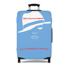 Load image into Gallery viewer, Gifts of Joy Luggage Cover - Blue