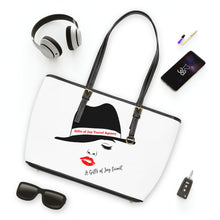 Load image into Gallery viewer, Gifts of Joy White Leather Shoulder Bag