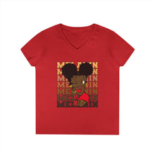 Load image into Gallery viewer, Melanin Shirt, Black Betty Boop Shirt, Cute Black Girl Art Vneck Shirt, Betty Boop Design Vneck T-shirt, Birthday Gift For Her, Casual Top