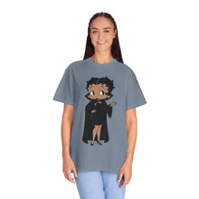 Load image into Gallery viewer, Betty Boop Shirt, Halloween Tshirt, Black Cloak Shirt, Spooky Unisex Tee, Comfort Colors Shirt, Halloween Costume Top, Halloween Party Shirt