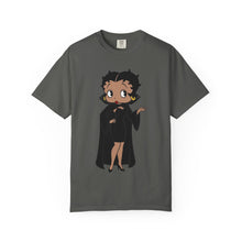 Load image into Gallery viewer, Betty Boop Shirt, Halloween Tshirt, Black Cloak Shirt, Spooky Unisex Tee, Comfort Colors Shirt, Halloween Costume Top, Halloween Party Shirt