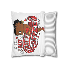 Load image into Gallery viewer, But First Coffee Pillow Cover, Betty Boop Design Pillowcase, Living Room Throw Pillow Christmas Gift For Coffee Lover Gift Housewarming Gift