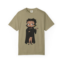 Load image into Gallery viewer, Betty Boop Shirt, Halloween Tshirt, Black Cloak Shirt, Spooky Unisex Tee, Comfort Colors Shirt, Halloween Costume Top, Halloween Party Shirt