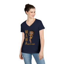 Load image into Gallery viewer, Betty Boop Womens V-neck Shirt, Leopard Print Mama Shirt, Mom Shirt, Betty Boop Design Shirt Gift for Her, Betty Boop Shirt, Animal Print