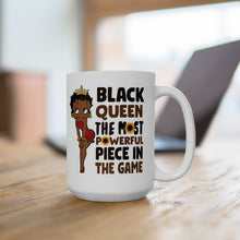 Load image into Gallery viewer, 15oz Mug Betty Boop Mug, Black Girl Mug, Black Queen Mug, Coffee Mug Birthday Gift, Sunflower Mug, Christmas Gift For Her