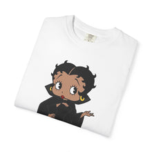 Load image into Gallery viewer, Betty Boop Shirt, Halloween Tshirt, Black Cloak Shirt, Spooky Unisex Tee, Comfort Colors Shirt, Halloween Costume Top, Halloween Party Shirt