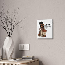 Load image into Gallery viewer, Built Different Women Portrait Wall Art, Black Girl Boho Home Decor Aesthetic Boho Womens Bedroom Decor, Motivational Wall Art Birthday Gift