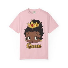Load image into Gallery viewer, Betty Boop Design T-shirt, Black Queenly Shirt, Cartoon Graphic Tee, Comfort Colors Shirt For Her Birthday Gift