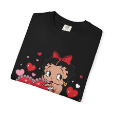 Load image into Gallery viewer, Betty Boop Valentine Shirt, Love Shirt, Heart Design Shirt, Valentine's Day Shirt Women, Women's Valentine's Day Gift, Valentine's Outfit