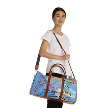 Load image into Gallery viewer, Gifts of Joy Blue Waterproof Travel Bag
