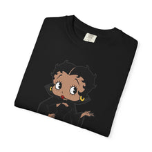 Load image into Gallery viewer, Betty Boop Shirt, Halloween Tshirt, Black Cloak Shirt, Spooky Unisex Tee, Comfort Colors Shirt, Halloween Costume Top, Halloween Party Shirt