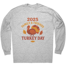 Load image into Gallery viewer, 2025_Family_and_Friends_Turkey_Day_Shirt_Sport_Grey_Mockup.png