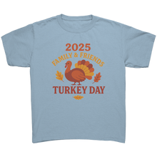 Load image into Gallery viewer, 2025_Family_and_Friends_Turkey_Day_Youth_Light_Blue_Mockup.png