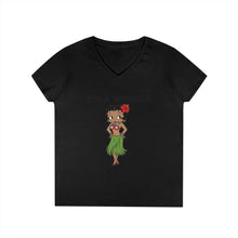 Load image into Gallery viewer, Cute Betty Boop Hawaiian Shirt, Hawaii Shirt, Beach Shirt, Hawaii Beach Christmas Gift, Aloha Vacation Shirt, Betty Boop Shirt, Womens Vneck