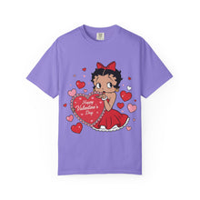Load image into Gallery viewer, Betty Boop Valentine Shirt, Love Shirt, Heart Design Shirt, Valentine's Day Shirt Women, Women's Valentine's Day Gift, Valentine's Outfit