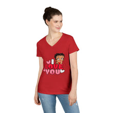 Load image into Gallery viewer, I Love You Betty Boop Shirt, Cute Betty Boop Shirt, I Love You Tshirt, Mothers Day T-Shirt, Betty Boop Womens V-Neck, Betty Boop Design