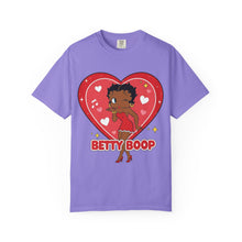 Load image into Gallery viewer, Betty Boop Shirt, Comfort Colors Betty Boop T-shirt, Betty Boop Cartoon Graphic Tee Christmas Shirt Gift For Her, Heart Shirt Christmas Gift