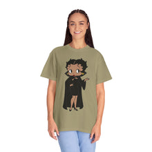 Load image into Gallery viewer, Betty Boop Shirt, Halloween Tshirt, Black Cloak Shirt, Spooky Unisex Tee, Comfort Colors Shirt, Halloween Costume Top, Halloween Party Shirt