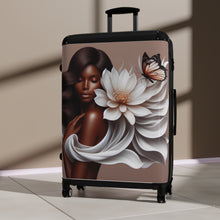 Load image into Gallery viewer, Blooms and Butterfly Suitcase