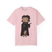 Load image into Gallery viewer, Betty Boop Shirt, Halloween Tshirt, Black Cloak Shirt, Spooky Unisex Tee, Comfort Colors Shirt, Halloween Costume Top, Halloween Party Shirt