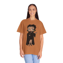 Load image into Gallery viewer, Betty Boop Shirt, Halloween Tshirt, Black Cloak Shirt, Spooky Unisex Tee, Comfort Colors Shirt, Halloween Costume Top, Halloween Party Shirt
