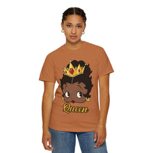 Load image into Gallery viewer, Betty Boop Design T-shirt, Black Queenly Shirt, Cartoon Graphic Tee, Comfort Colors Shirt For Her Birthday Gift