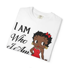 Load image into Gallery viewer, I Am Who I Am Shirt, Betty Boop Shirt, Black Girl Shirt, Black Queen Shirt, Betty Boop Valentine Shirt, Black Art Clothing Valentines Gift