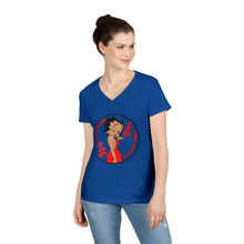 Load image into Gallery viewer, Betty Boop Shirt, Cute Betty Boop Tshirt, I Love Shirt, Betty Boop Design Womens V-Neck, Birthday Gift For Her, Womens Clothing, Streetwear