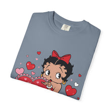Load image into Gallery viewer, Betty Boop Valentine Shirt, Love Shirt, Heart Design Shirt, Valentine's Day Shirt Women, Women's Valentine's Day Gift, Valentine's Outfit