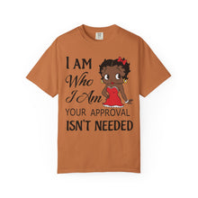 Load image into Gallery viewer, I Am Who I Am Shirt, Betty Boop Shirt, Black Girl Shirt, Black Queen Shirt, Betty Boop Valentine Shirt, Black Art Clothing Valentines Gift