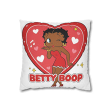 Load image into Gallery viewer, Cute Betty Boop Design Throw Pillow Cover, Living Room Throw Pillowcase, Home Decor Christmas Gift, Housewarming Gift, Betty Boop Fan Gift
