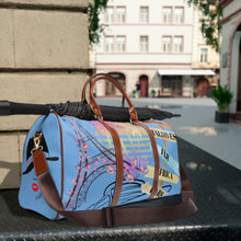 Load image into Gallery viewer, Gifts of Joy Blue Waterproof Travel Bag