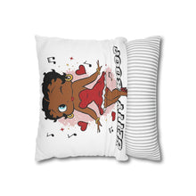 Load image into Gallery viewer, Betty Boop Pillowcase, Music Lover Gift, Cartoon Home Decor Throw Pillow, Christmas Cusion Cover, Living Room Accent, Spun Polyester Square
