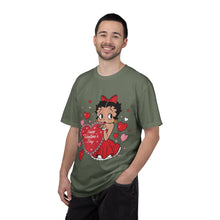 Load image into Gallery viewer, Betty Boop Valentine Shirt, Love Shirt, Heart Design Shirt, Valentine's Day Shirt Women, Women's Valentine's Day Gift, Valentine's Outfit