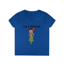 Load image into Gallery viewer, Cute Betty Boop Hawaiian Shirt, Hawaii Shirt, Beach Shirt, Hawaii Beach Christmas Gift, Aloha Vacation Shirt, Betty Boop Shirt, Womens Vneck