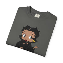 Load image into Gallery viewer, Betty Boop Shirt, Halloween Tshirt, Black Cloak Shirt, Spooky Unisex Tee, Comfort Colors Shirt, Halloween Costume Top, Halloween Party Shirt