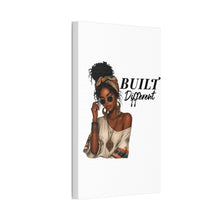 Load image into Gallery viewer, Built Different Women Portrait Wall Art, Black Girl Boho Home Decor Aesthetic Boho Womens Bedroom Decor, Motivational Wall Art Birthday Gift
